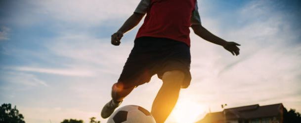 Silhouette action sport